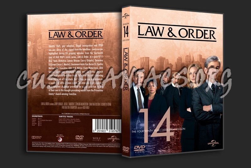 Law & Order Season 14 dvd cover