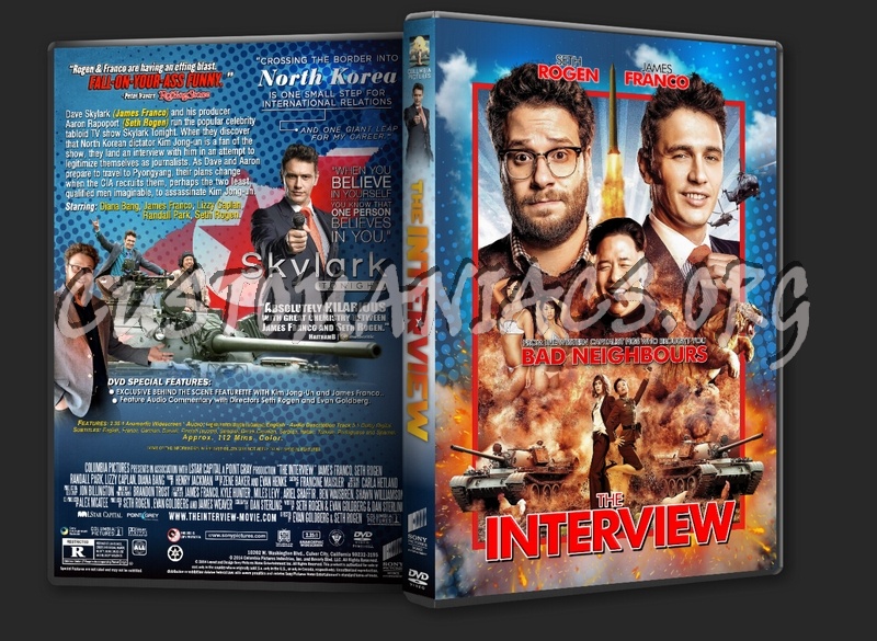 The Interview (2014) dvd cover