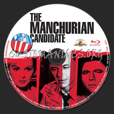 The Manchurian Candidate (1962) blu-ray label