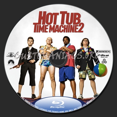 Hot Tub Time Machine 2 blu-ray label
