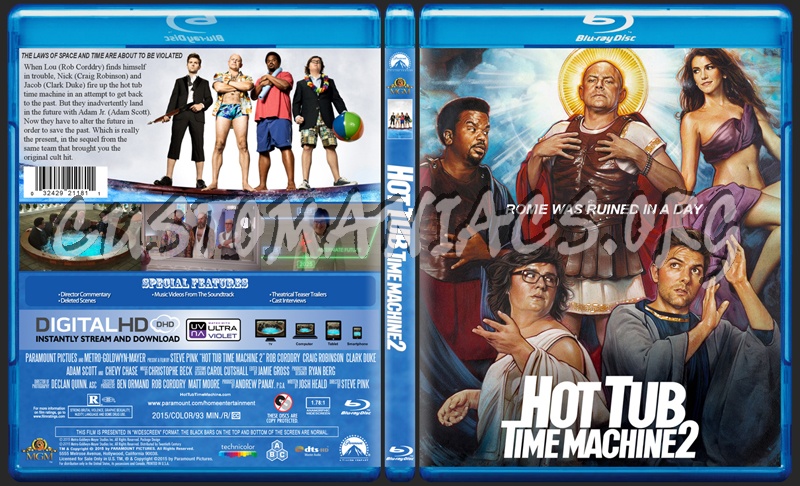 Hot Tub Time Machine 2 blu-ray cover