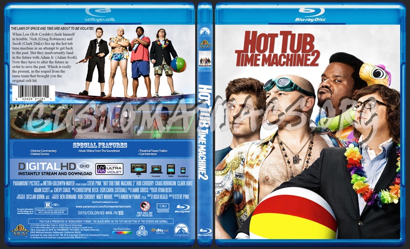 Hot Tub Time Machine 2 Blu Ray Cover Dvd Covers Labels