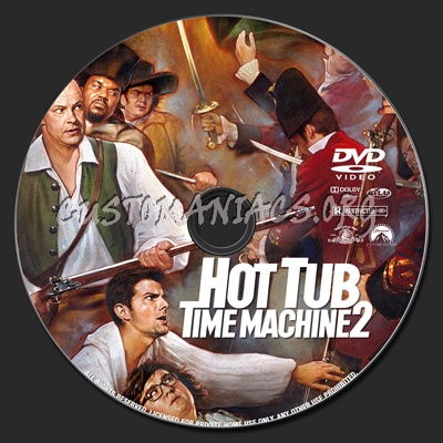 Hot Tub Time Machine 2 dvd label