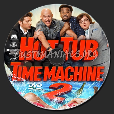Hot Tub Time Machine 2 dvd label