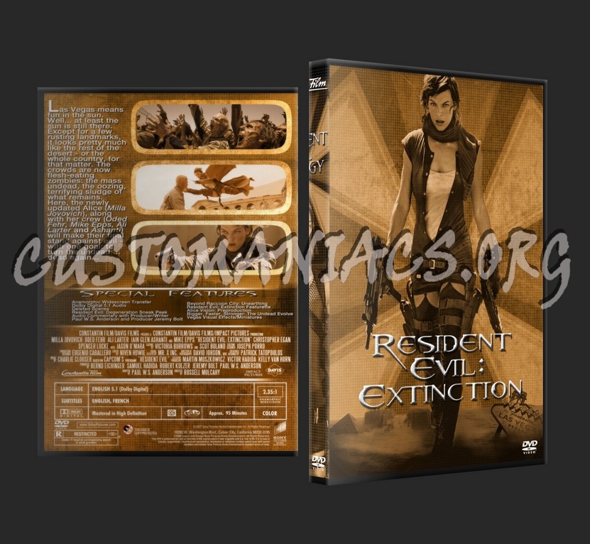 Resident Evil Trilogy dvd cover