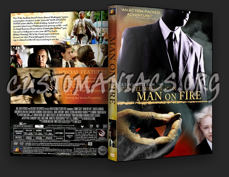 Man On Fire dvd cover