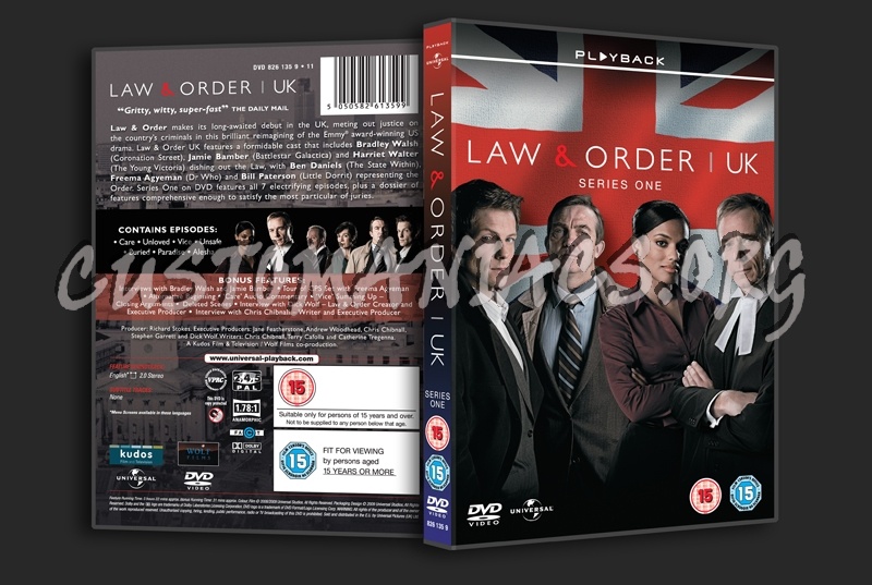 Law & Order UK Series 1 dvd cover