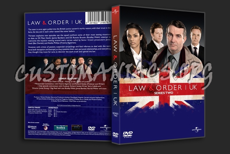 Law & Order UK Series 2 dvd cover