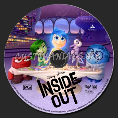 Inside Out dvd label