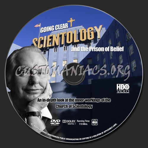 Going Clear: Scientology and the Prison of Belief dvd label