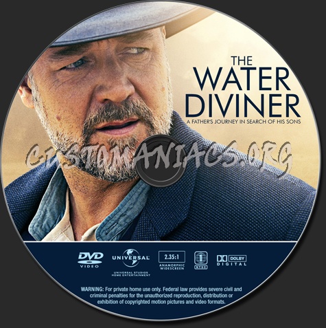 The Water Diviner dvd label