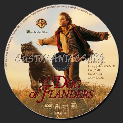 A Dog of Flanders dvd label