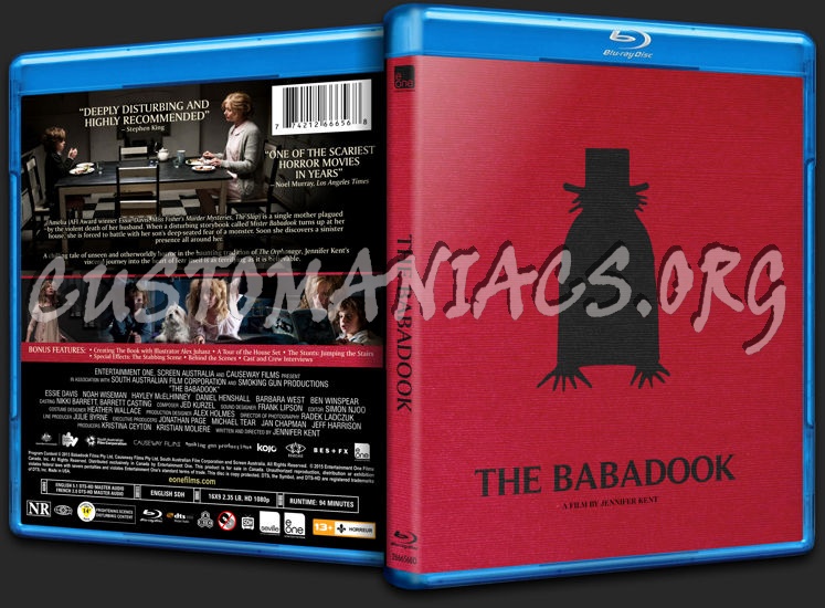 The Babadook blu-ray cover