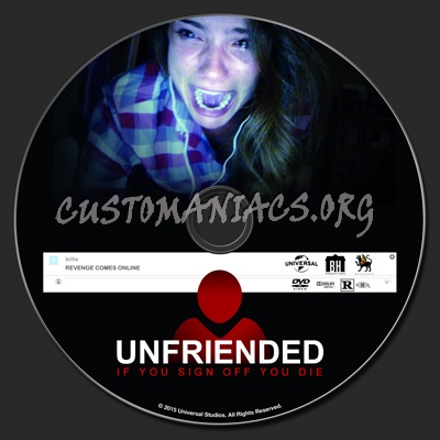 Unfriended dvd label