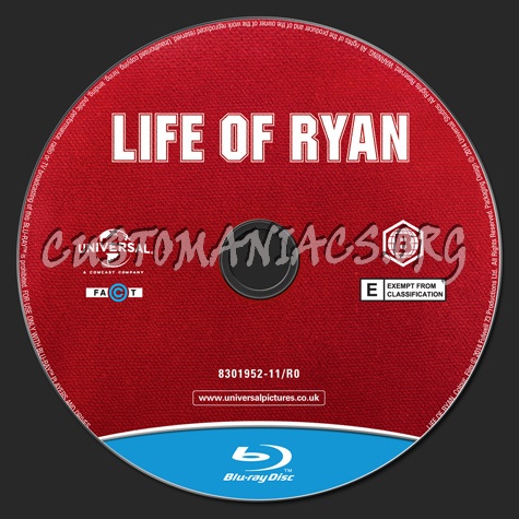 Life of Ryan blu-ray label