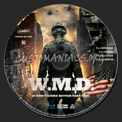 W.m.d. blu-ray label