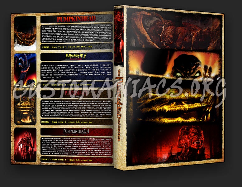 The Legends of Horror - The Pumpkinhead Collection dvd cover