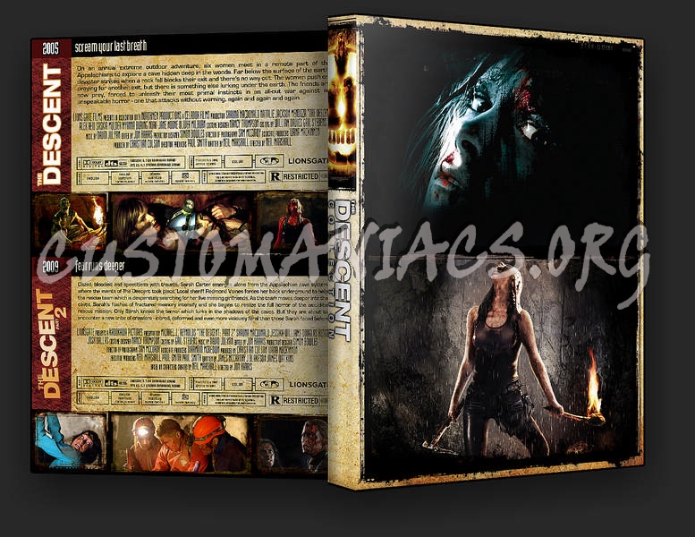 The Legends of Horror - The Descent Collection dvd cover