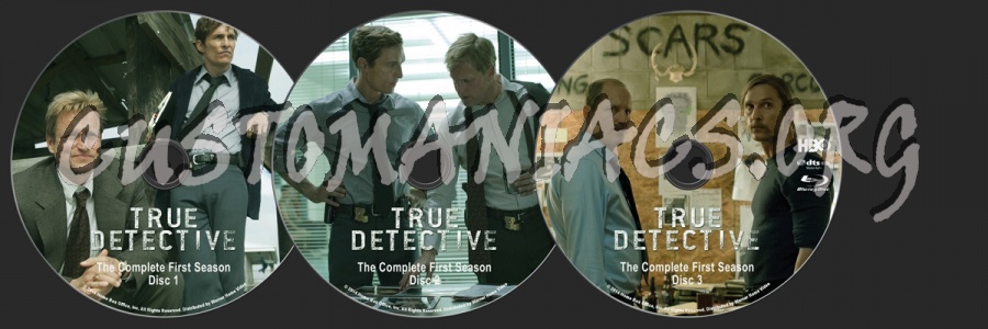 True Detective: Season 1 blu-ray label