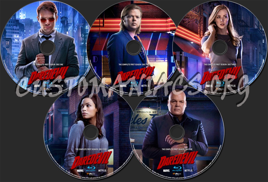 Daredevil Season 1 blu-ray label