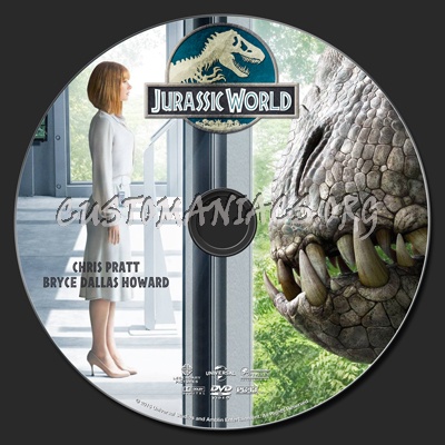 Jurassic World dvd label