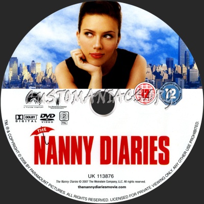 The Nanny Diaries dvd label