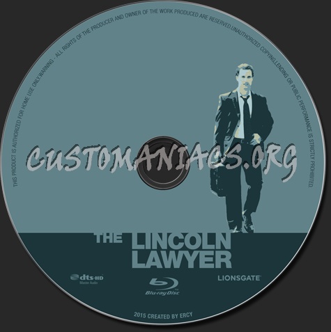 The Lincoln Lawyer blu-ray label