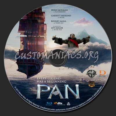 Pan blu-ray label