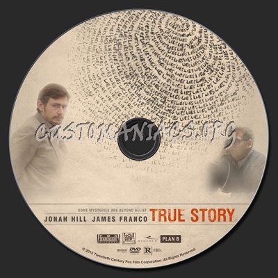 True Story (2015) dvd label