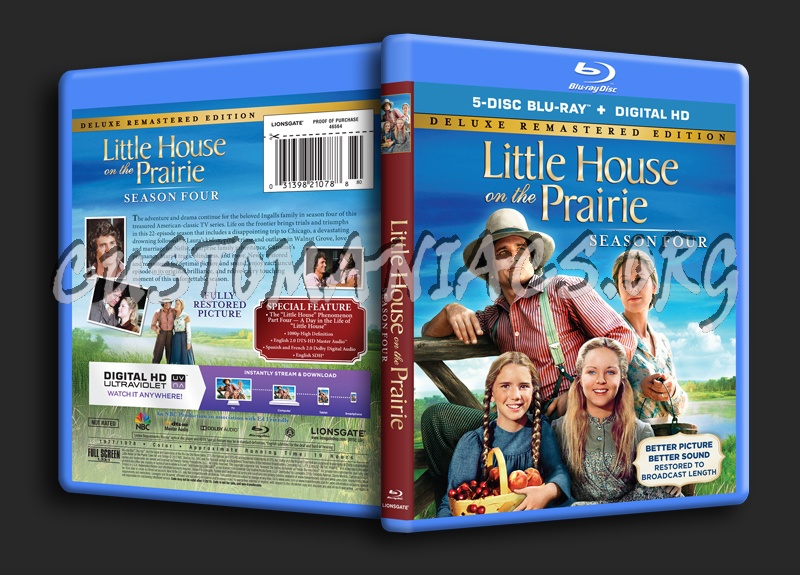 Little House on the Prairie Season 4 blu-ray cover