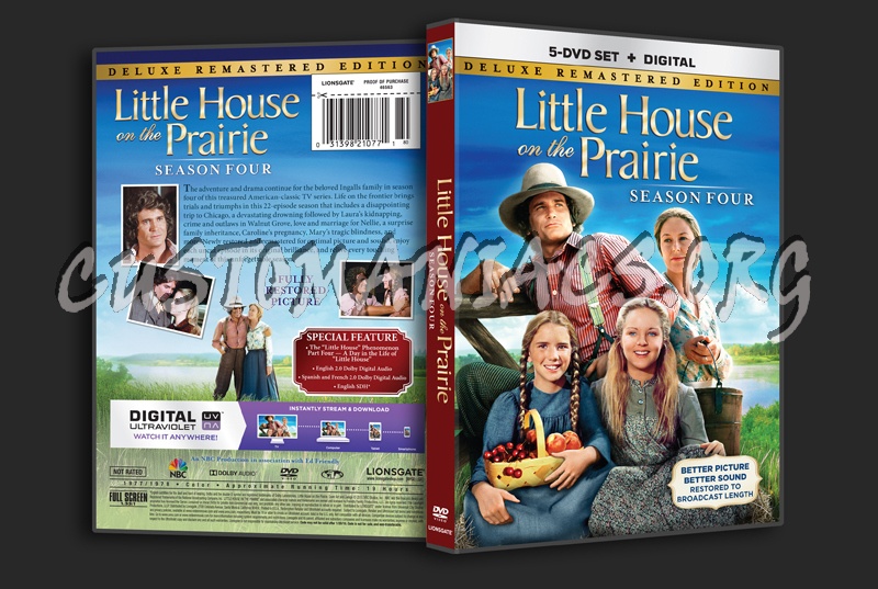 Little House on the Prairie Season 4 dvd cover