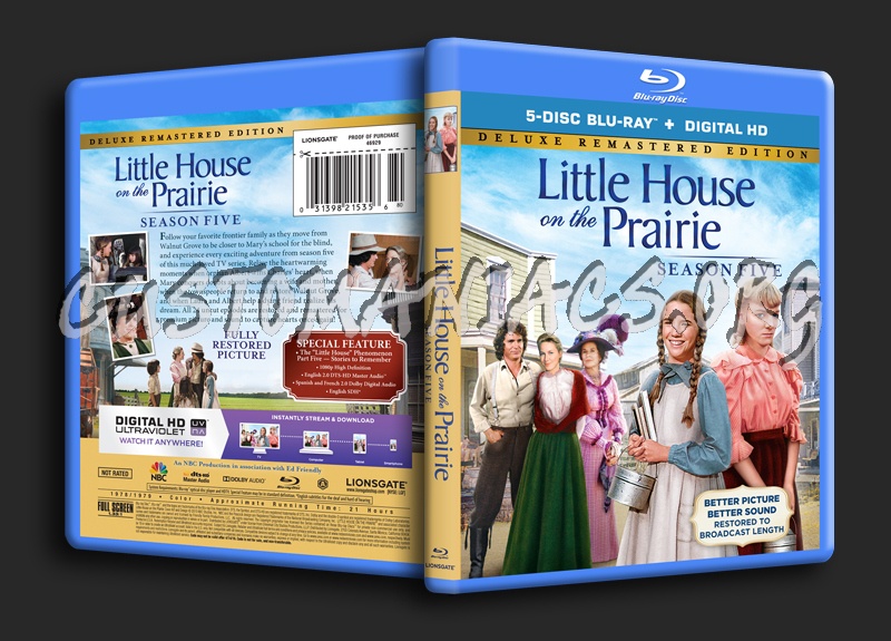 Little House on the Prairie Season 5 blu-ray cover