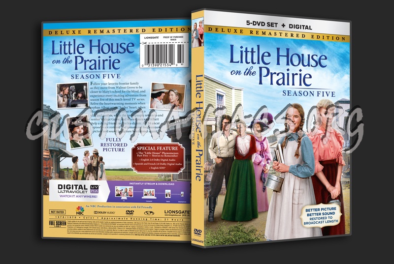 Little House on the Prairie Season 5 dvd cover