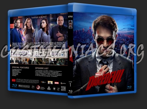 Daredevil Season 1 blu-ray cover