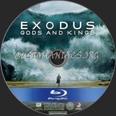 Exodus Gods and Kings blu-ray label