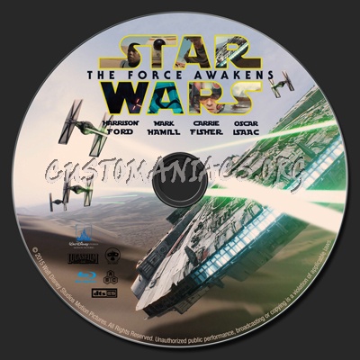 Star Wars: The Force Awakens (Episode VII) blu-ray label