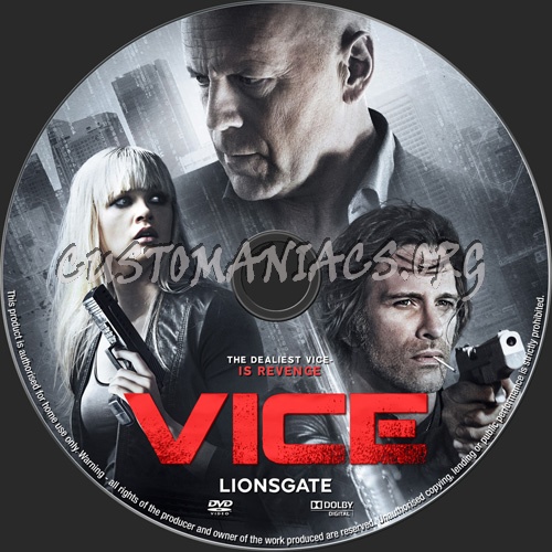 Vice dvd label