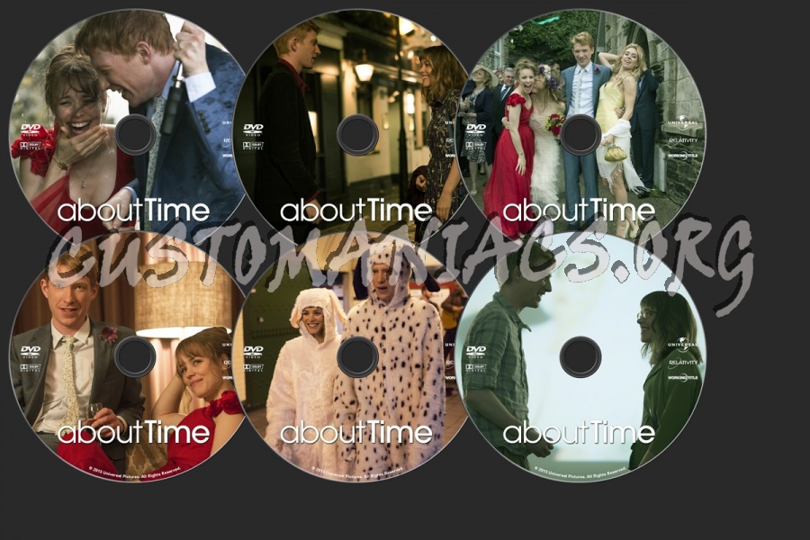 About Time dvd label