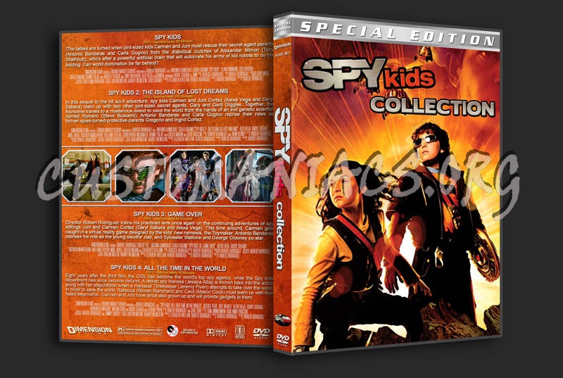 Spy Kids Quadrilogy dvd cover