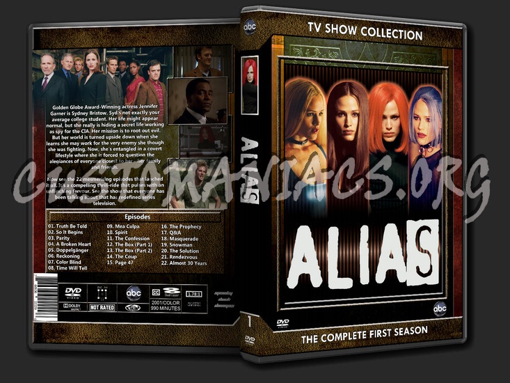 Alias Season 1 dvd cover