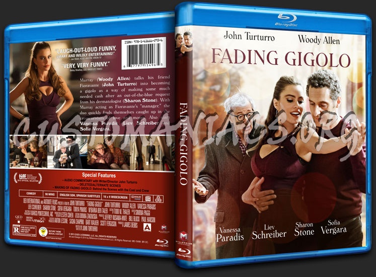 Fading Gigolo blu-ray cover