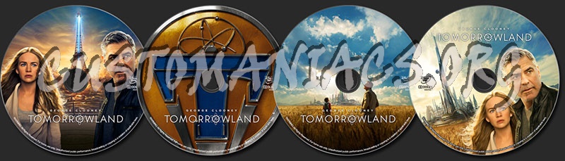 Tomorrowland dvd label