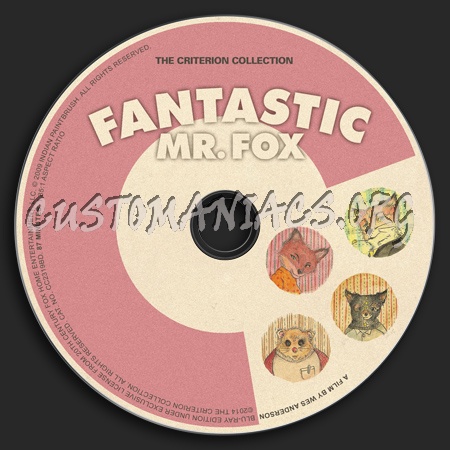 700 - The Fantastic Mr. Fox dvd label