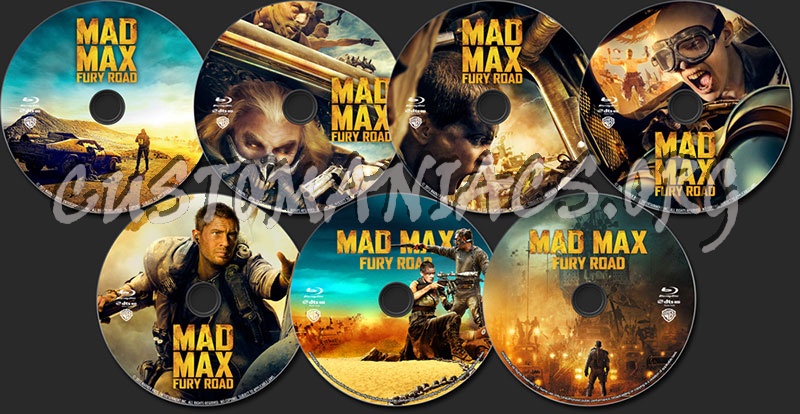 Mad Max: Fury Road blu-ray label