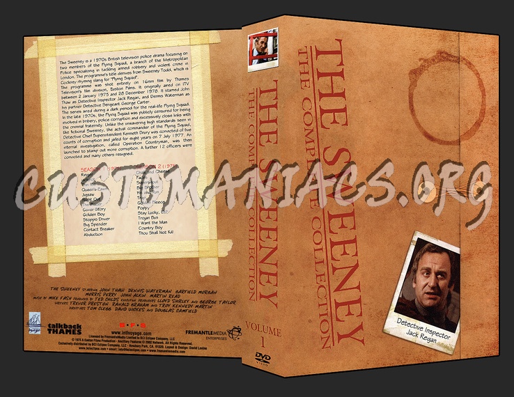 The Sweeney - Season 1 & 2 - Box dvd cover