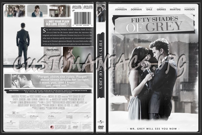 Fifty Shades of Grey dvd cover