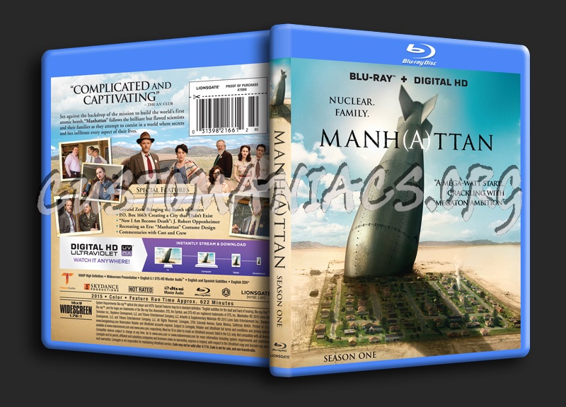 Manhattan Season 1 blu-ray cover