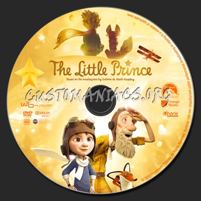 The Little Prince dvd label