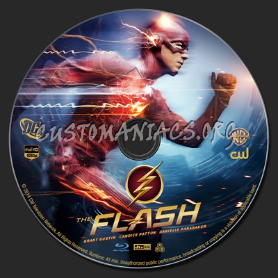 The Flash blu-ray label