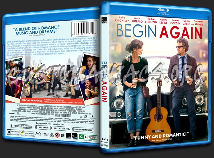 Begin Again blu-ray cover